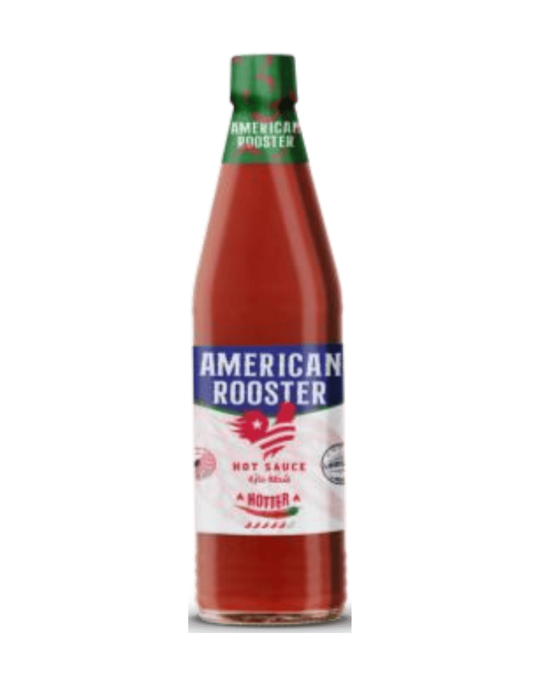 American Rooster Hotter Hot Sauce Net weight 177ml Origin USA Packing 24